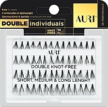 False Individual Lashes - Inter-Vion Auri Double Individuals Mix — photo N1