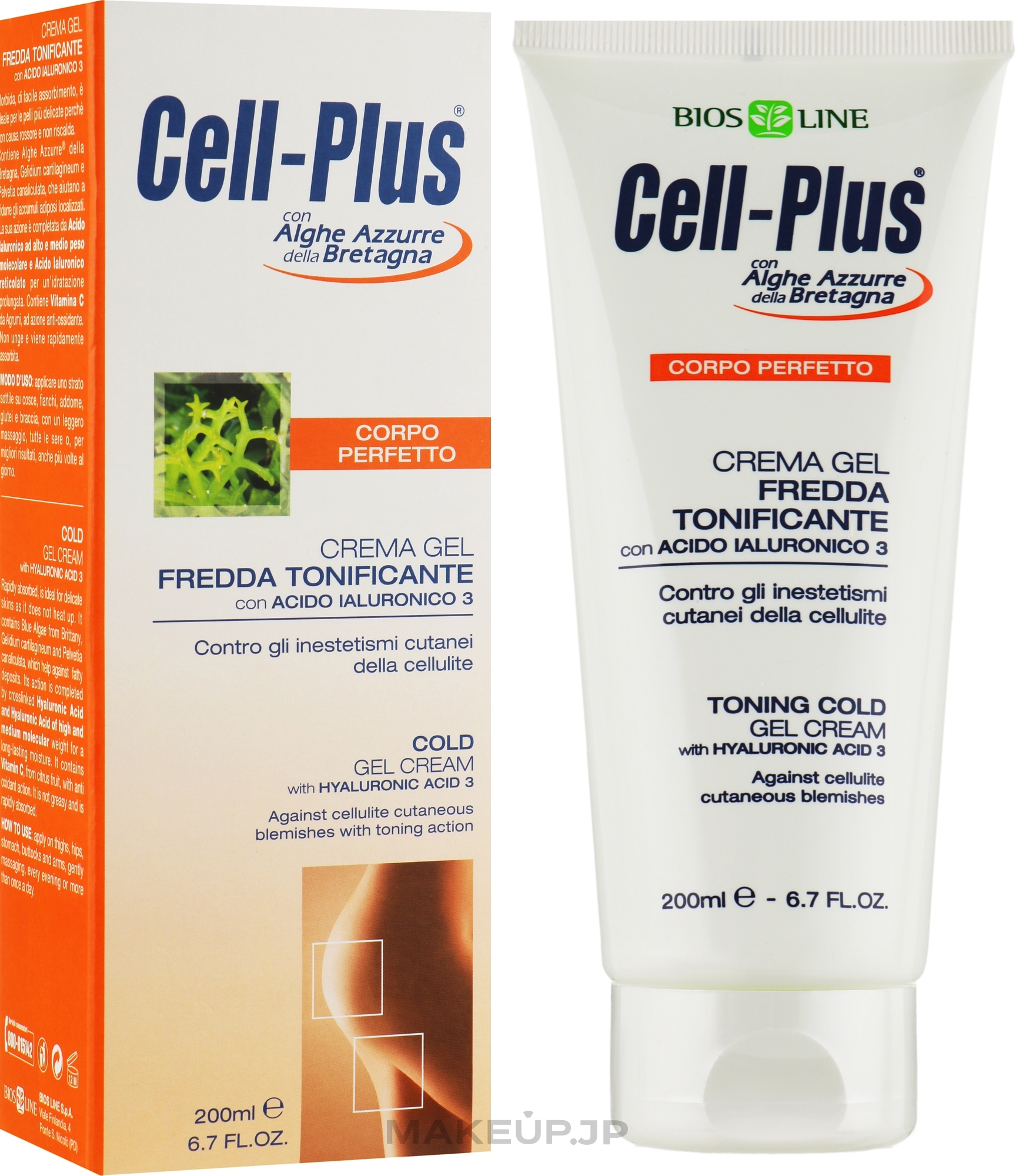Cooling Anti-Cellulite Cream Gel - BiosLine Cell-Plus Gel Cream — photo 200 ml