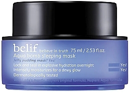 Fragrances, Perfumes, Cosmetics Night Face Mask - Belif Aqua Bomb Hyper-hydrating Night Mask