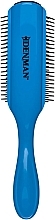 D4 Hair Brush, blue - Denman Original Styling Brush D4 Santorini Blue — photo N2