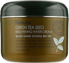 Brightening Green Tea Cream - FarmStay Green Tea Seed Whitening Water Cream — photo N1