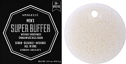 GIFT! Foaming Reusable Bath Sponge - Spongelle Men's Verbena Absolut Super Buffer — photo N1