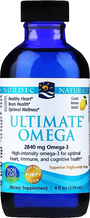Dietary Supplement "Omeg-3", 2840 mg - Nordic Naturals Ultimate Omega Xtra — photo N1