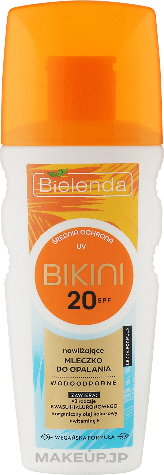 Moisturizing Sunscreen Tanning Lotion SPF20 - Bielenda Bikini — photo 175 ml