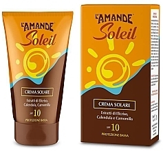 Fragrances, Perfumes, Cosmetics Sunscreen Cream - L'amande Soleil Crema Solare SPF 10