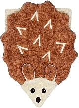 Kids Puppet Bath Sponge 'Hedgehog Ingo' - Fuernis Wash Glove Big — photo N1