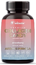 Collagen Candy Dietary Supplement - Intenson Collagen Candy Suplement Diety Strawberry — photo N1