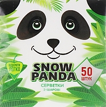 Fragrances, Perfumes, Cosmetics Two-layer Paper Wipes, 50 pcs - Snow Panda