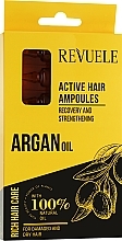 Fragrances, Perfumes, Cosmetics Active Hair Ampoules with Argan Oil - Revuele Argan Oil Active Hair Ampoules