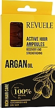 Active Hair Ampoules with Argan Oil - Revuele Argan Oil Active Hair Ampoules — photo N1