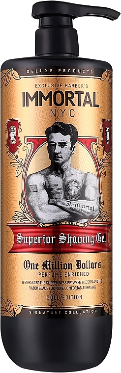 Shaving Gel - Immortal NYC One Million Dollars Superior Shaving Gel — photo N1