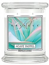 Fragrances, Perfumes, Cosmetics Scented Candle in Glass Jar- Kringle Candle Agave Pastel