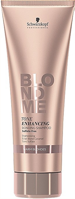 Warm Hair Shades Shampoo - Schwarzkopf Professional Blondme Color Enhancing Rich Caramel Warm Blond Shampoo — photo N3
