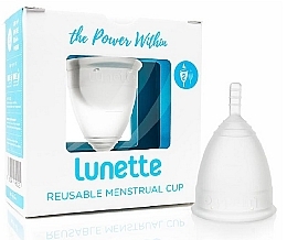 Fragrances, Perfumes, Cosmetics Menstrual Cup, model 2, transparent - Lunette Reusable Menstrual Cup Clear Model 2