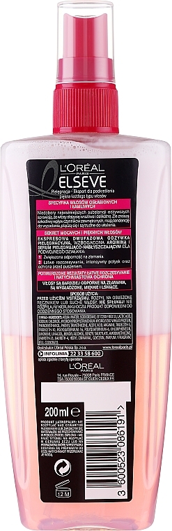 Express Conditioner "Double Elixir" for Weak, Loss-Prone Hair - L'Oreal Paris Elseve Conditioner — photo N2