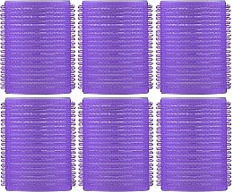 Fragrances, Perfumes, Cosmetics Soft Velcro Rollers, d44 mm, purple - Xhair