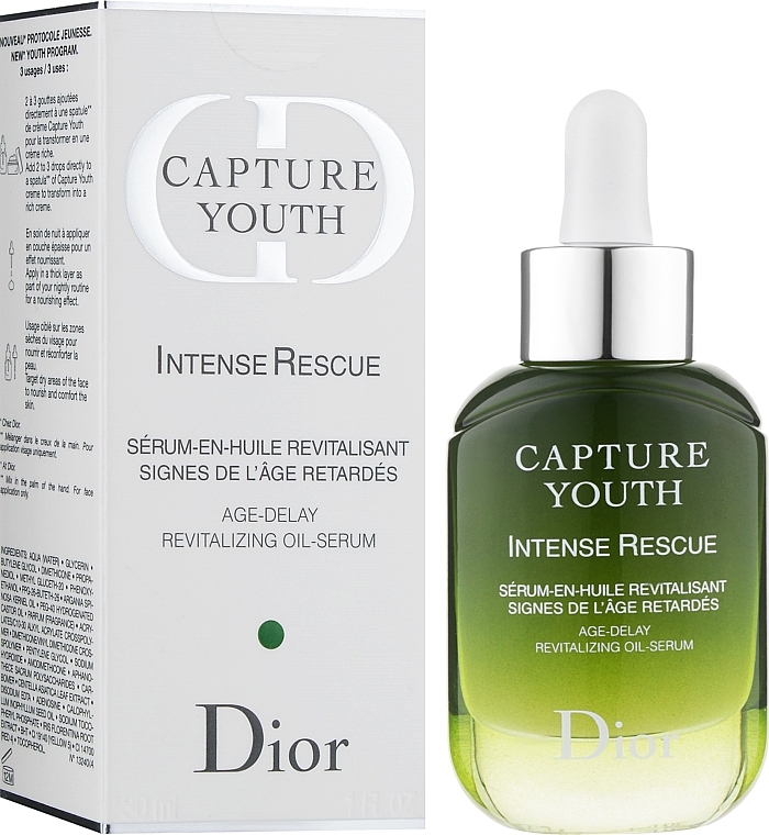 Intensive Oil Serum - Dior Capture Youth Intense Rescue Oik-Serum — photo N2