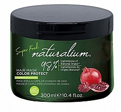 Fragrances, Perfumes, Cosmetics Hair Mask - Naturalium Super Food Pommegranate Color Protect Hair Mask
