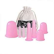 Fragrances, Perfumes, Cosmetics Massage Cups Set, pink - Yeye