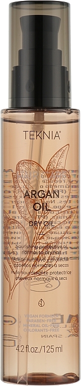 Nourishing Oil for Normal & Dry Hair - Lakme Teknia Argan Oil Dry — photo N1