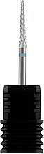 Carbide Nail Drill Bit 'Cone', 2.3 mm/14 mm, blue - Staleks Pro Expert Cone Blue — photo N1