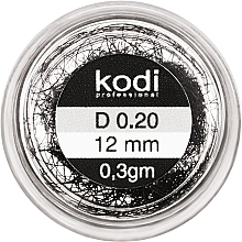 Fragrances, Perfumes, Cosmetics False Eyelashes D 0.20 (12 mm) jar - Kodi Professional