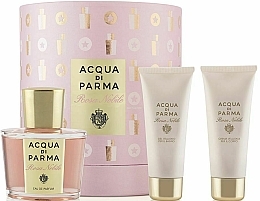 Fragrances, Perfumes, Cosmetics Acqua di Parma Rosa Nobile Set - Set (edp/100ml + sh/g/75ml + b/cr/75ml)