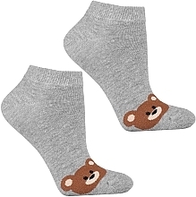 Women Short Socks CSD170-154, grey - Moraj — photo N1