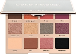 Fragrances, Perfumes, Cosmetics Eyeshadow Palette - Mesauda Milano Gold N'Roses