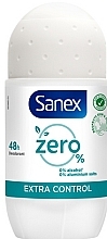 Extra Control Deodorant - Sanex Zero% Extra Control 48h Desodorant Roll-on — photo N1