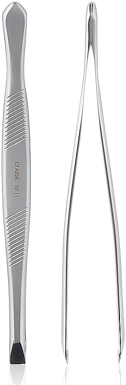 Brow Tweezer with Wide Angled Tips, TC-10/1 - Staleks Classic 10 Type 1 — photo N1