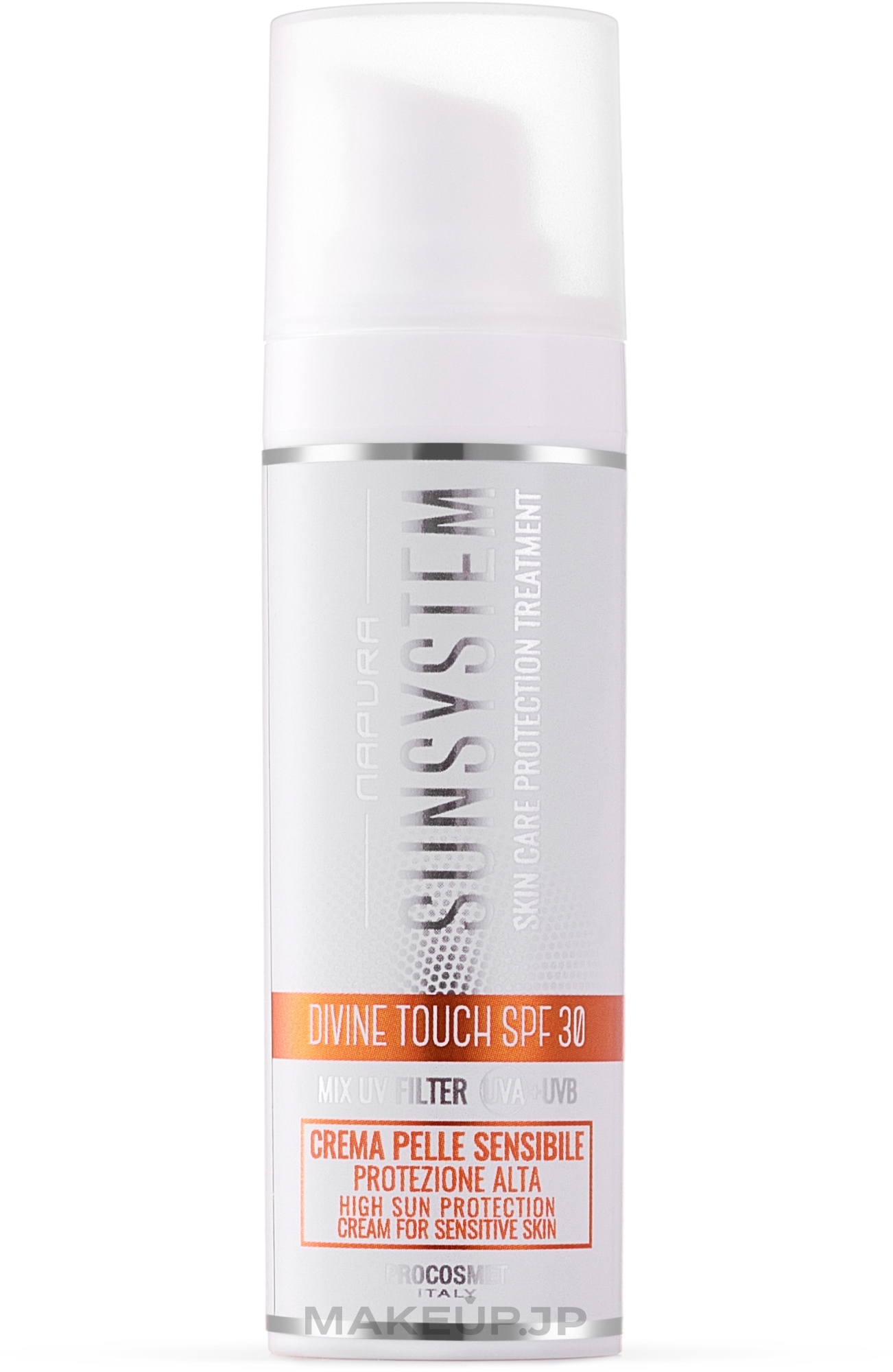 Facial Cream for Sensitive Skin SPF30 - Napura Sun System Divine Touch SPF 30 — photo 30 ml