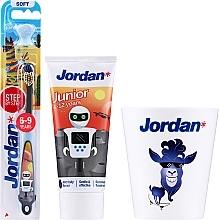 Fragrances, Perfumes, Cosmetics Set - Jordan Junior (toothpaste/50ml + toothbrush/1pc + cup)