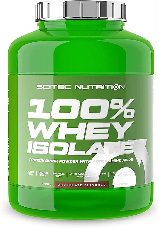 Chocolate Whey ProteinIsolate - Scitec Nutrition 100% Whey Isolate Chocolate — photo N1