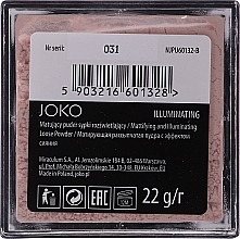 Mattifying & Illuminating Loose Powder - Joko Mattifying Illuminating Loose Powder — photo N2