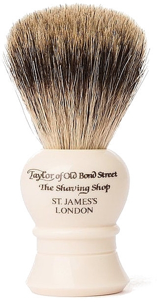 Shaving Brush, P2233, beige - Taylor of Old Bond Street Shaving Brush Pure Badger size S — photo N1