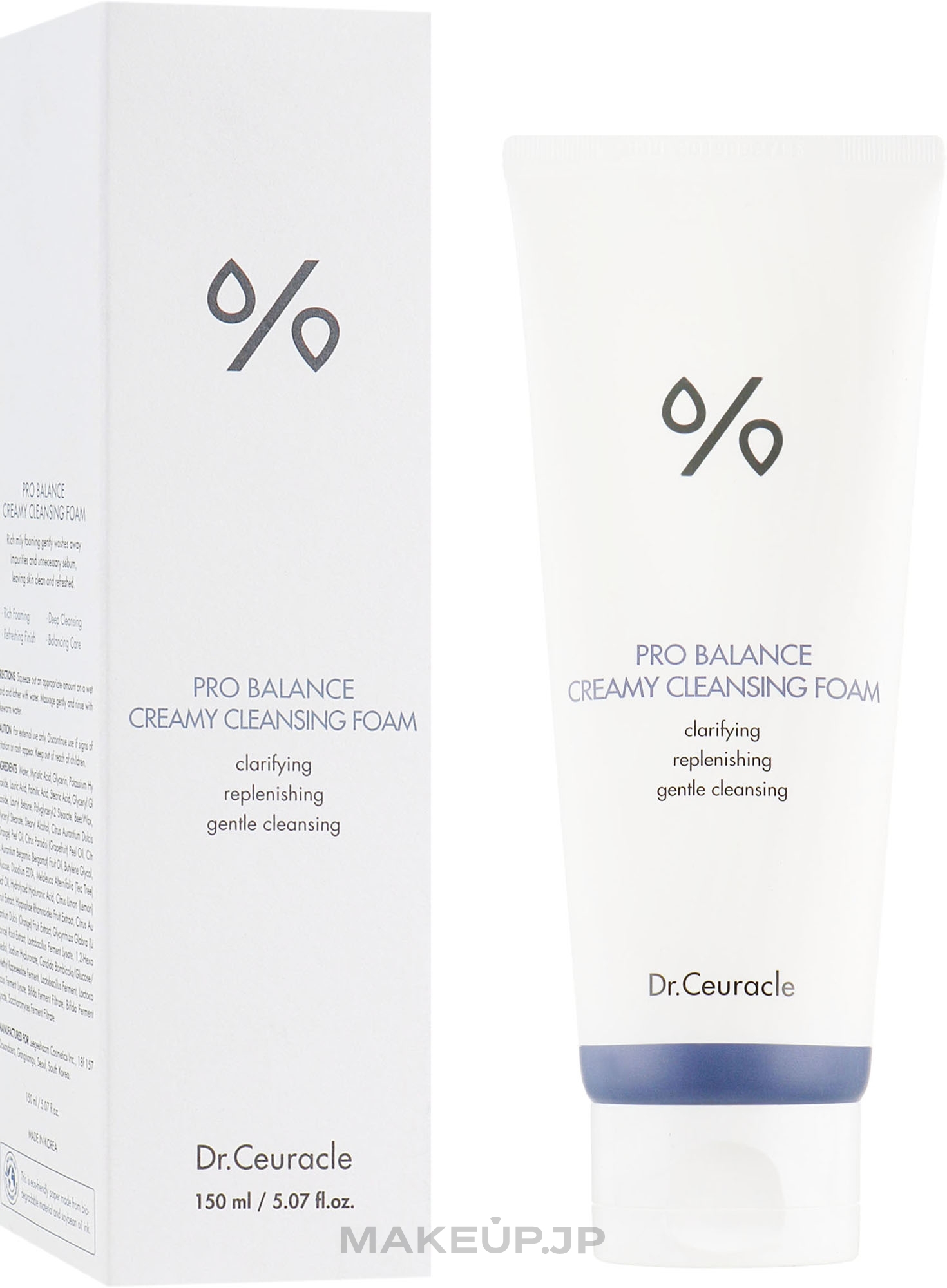 Cream Face Cleansing Foam with Probiotics - Dr.Ceuracle Pro Balance Creamy Cleansing Foam — photo 150 ml