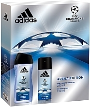 Fragrances, Perfumes, Cosmetics Adidas UEFA Champions League Arena Edition - Set (sh/gel/250ml + deo/150ml)