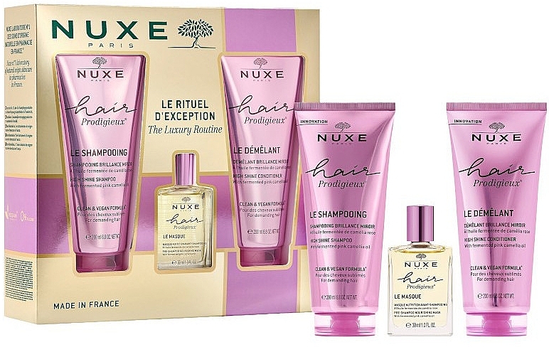 Set - Nuxe Hair Prodigieux The Luxury Routine (shm/200ml + h/cond/200ml + h/mask/30ml) — photo N2