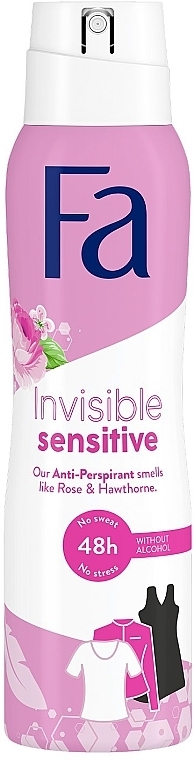 Deodorant Spray - Fa Invisible Sensitive Deodorant — photo N1