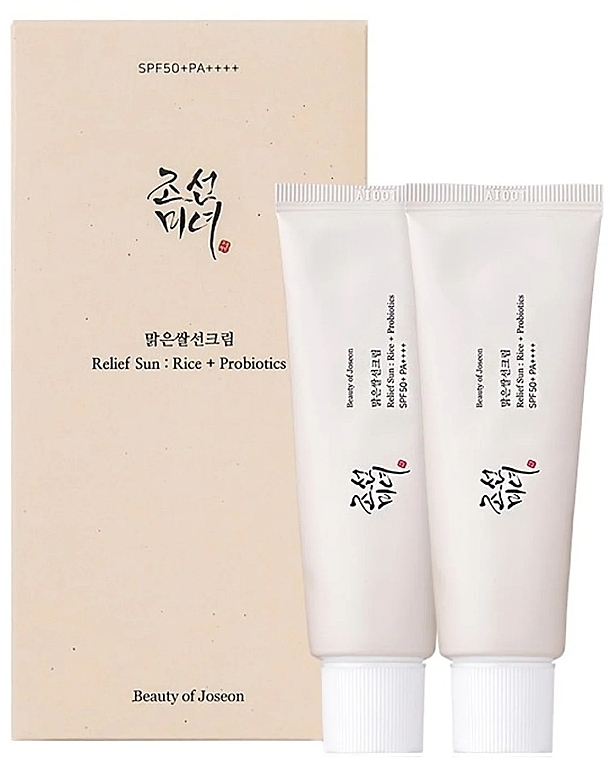 Set - Beauty of Joseon Relief Sun : Rice + Probiotic Set (2x50ml) — photo N1