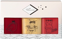 Fragrances, Perfumes, Cosmetics Kids Nail Polish Set - Manucurist Lucette-Pia-Kiki