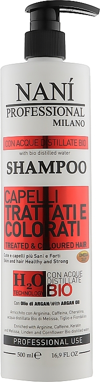 Shampoo for Colored Hair - Nani Professional Milano Hair Shampoo — photo N2