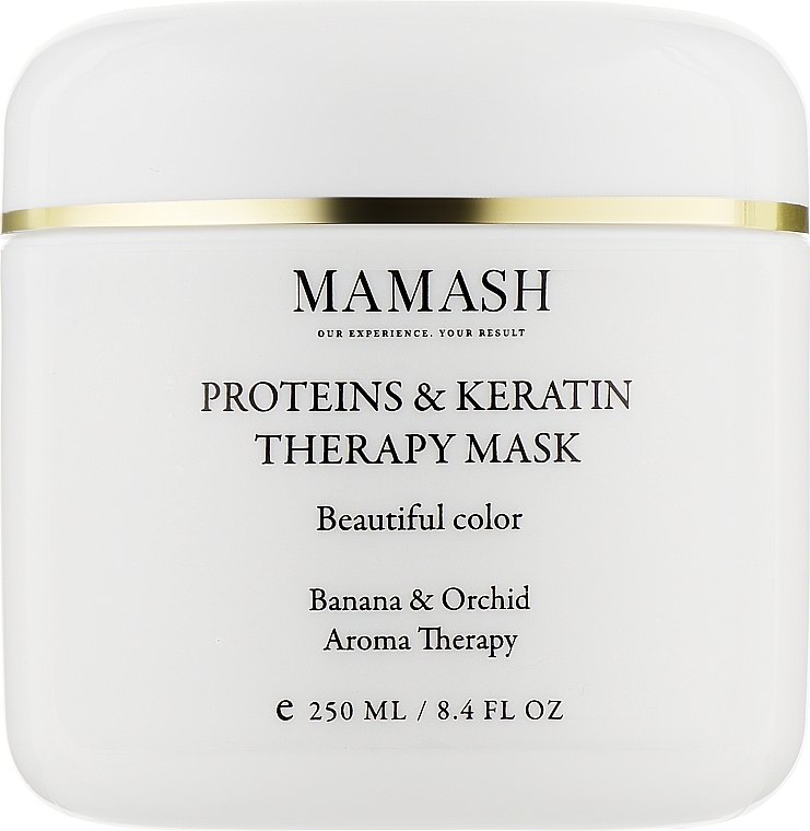 Ultra-Light Hair Therapy Mask - Mamash Proteins & Keratin Theraphy Mask — photo N1