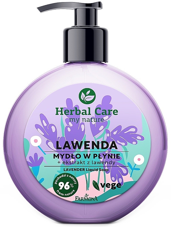 Lavender Liquid Soap - Farmona Herbal Care Lavender Liquid Soap — photo N1