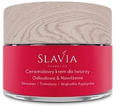 Fragrances, Perfumes, Cosmetics Revitalizing Face Cream with Ceramides - Slavia Cosmetics
