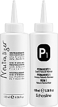 Perm Kit for Normal Hair - Echosline Perm P1 (neutralizer/120ml + perm/100ml) — photo N6