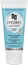 Fragrances, Perfumes, Cosmetics Facial Peeling - AA Hydro Sorbet Facial Peeling Cleanser