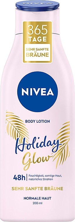 Light Bronzing Body Lotion - Nivea Holiday Glow Lotion — photo N8