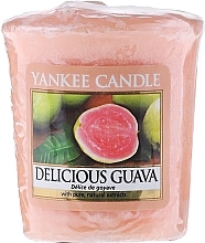 Fragrances, Perfumes, Cosmetics Scented Candle - Yankee Candle Scented Votive Delicious Guava